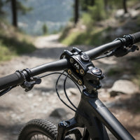 90mm Dampening Stem Tunable Shock-Absorbing Stem Lightweight Two-Wheeler Component Long-Lasting for Commuters