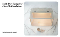 Syrian Hamster Villa Sturdy and Long-Lasting Wooden Hamster Enclosure Well