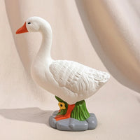 Outdoor Garden Goose Statue Weather Resistant Goose Garden Statue Weatherproof Decor Long-Lasting for Gardeners, Homeowners, Yard, Patio, Entryway