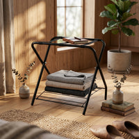 Tack Storage Rack Wire Base Horse Saddle Holder Unobstructed Frame