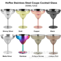 304 Stainless Steel Martini Glass, Metal Goblet, 201-300ml
