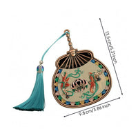 Fan-Shaped Fragrance Burner Ornamental Figures Home Decor Floral Motifs