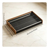 Dog Toilet Tray Wood Frame Indoor Dog Toilet Removable and Washable Pet Pet Waste Tray for Medium Dogs