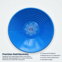 Gold Washing Pan, Bright Blue Panning Pan, Lightweight Portable Panning Kit Outdoor, Gold Washing Pa - Image 4