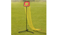Volleyball Training Net with Target Heavy Duty Volleyball Passing Net with Wheels Adjustable for Coaches