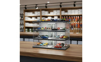 1:64 Parking Garage Display Dust Protection Mini Parking Lot Model for Desk