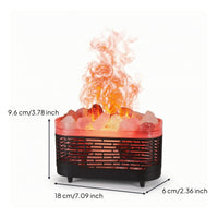 Crystal Mineral Aroma Humidifier Automatic Shut-off for Bedside Table, Office