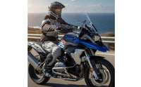 Adjustable Motorcycle Windshield with Brackets Curved Motorcycle Windscreen with Clamps Universal Flyscreen Safeguarding for Motorcyclists