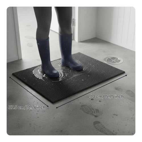 Shoe Sole Disinfection Tray Step-Resistant Foot Bath Disinfection Basin Shoe Sanitizing Mat Thickened Plastic for Laboratories