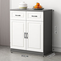 1 Piece Dining Room Buffet Cabinet Freestanding Cupboard Storage Household Furniture Console Solid Wood Board Multiple Drawers Suitable for Dining Room Living Room Entryway