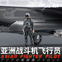 Xinghe Moban Asian Fighter Pilot 1/48 3D Printed Model