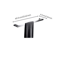 Towel Rack, Brass Double Bar, Wall-Mounted, Rustproof