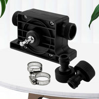Metal Shaft Coupling Drill-Driven Fluid Pump Threaded Ports Drill-Powered Pump Compact Fluid Mover