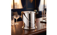 Ice Pail with Lid Stainless Steel Insulated Ice Pail Portable for Home Bar
