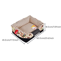 Calming Plush Pet Bed
Removable Cover
Warming Comfort