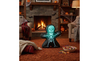 Outdoor Inflatable Skeleton with Light Glowing Halloween Inflatable with LEDs Quickly Inflates Inflate Decoration Large for Lawn