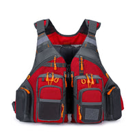Buoyancy Vest for Outdoor Water Sports with Multiple Pockets and Quick-Dry Fishing Vest