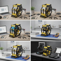 Compact Electric Filament Winder Open-Frame Filament Winder Machine Tangleuntangled Desktop Wire Winding Machine for 3D Printing Enthusiasts, Makers, Makerspaces, Workshops