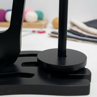 Wooden Yarn Holder Easy Assembly Sewing and Knitting Accessory for Craft Room