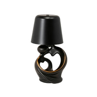 Heart Shaped Table Lamp Compact Sculptural Table Light Adjustable Night Light for Bedside, Bedroom, Desktop
