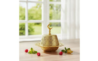 Lidded Serving Dish Ornate Bowl with Lid Luxury for Dining Table