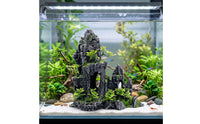 Aquarium Mountain View Stone Ornament Looking Artificial Rockery Ornament Realistic Aquarium Rock with Caves
