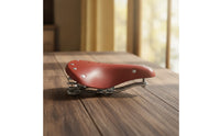 Vintage Bike Saddle with Springs Retro Leather Bike Saddle Shock-Absorbing Bike Seat with Springs Universal Fit for Cyclists