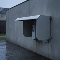 Electric Vehicle Charger Rain Hood Side Panels Wall-Mounted Charger Cover