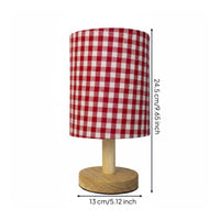 Textile Desk Light Bedside Lamp USB Charging Textile Shade Soft Ambient Lighting Decorative Function Suitable for Home Office Living Rooms Reading Corners