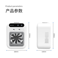 新跨境品迷你空调扇冷风机家用办公加湿喷雾桌面小风扇宿舍两用电