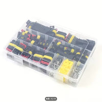 352PCS Automotive Connector Quick Disconnect Waterproof Terminals 1-4 Pin Connectors with Ratchet Crimping Tool