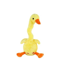 Yellow Duck Plush Toy with Recording and Dancing Function