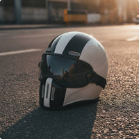 Retro Full Face | Vintage, full-coverage Helmet, for City Commuting