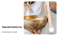 Singing Bowl Mallet Sound Bowl Resonance Striker for Sound Healing Energy Cleansing Tools