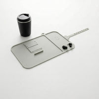 Tray Mat with Phone Stand Low-Profile Silicone Tray Mat Molded for Airplane