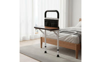 Bed Assist Bar with Tray High Weight Capacity Elderly Bed Grab Bar Anti-Slip Feet Household Assistance for Seniors, Nighttime