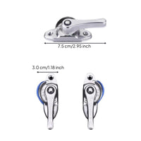 Sliding Pane Lock, Stainless Steel Security Lock, Easy to Install, Multi-Purpose for Home, Office, Patio Doors