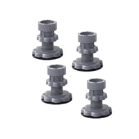 4 Pieces Rubber Adjustable Support Pad Strong and Stable Washing Machine Stand for Kitchen