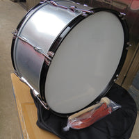24-inch JBMB2512B Bass Drum Western Percussion Instrument with Strap, Bag, Drumsticks, and Tuning Wrench