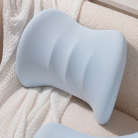 Memory Foam Cushion Rounded Edge Memory Foam Back Pillow Sleek Cover