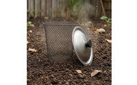 2 Pieces Wire Mesh Compost Container Domed Lid Kitchen Waste Container 23 Cm