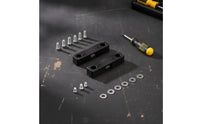 2 Pieces Sunroof Lock Clamp Plate Screw-Mount Sunroof Latch Clamp Plate Rectangular Hardware for Home Mechanics, Mechanics, Vehicle Maintenance