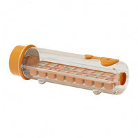 Ice Mold Twist-release Easy Release Cylindrical Mold with Lid Bpa-free Food-safe Stackable Tray Flexible Portable Suitable for Narrow Freezer Compartments Home Kitchen