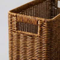Baskets for Organizing, Decorative Basket Organizer Bins Set, Multipurpose Woven #variant:Dark Brown