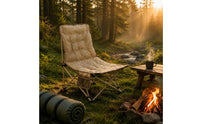 Portable Camping Recliner Adjustable Recline Outdoor Seating for Office, Anglers