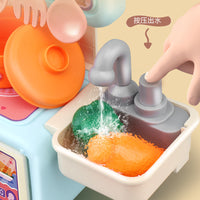 Pretend Play Kitchen Set with Spray Function for Kids