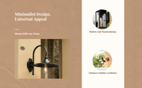 Waterproof LED wall sconce outdoor