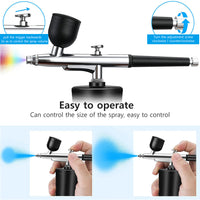 Electric Airbrush Kit for Acrylic Paint, Model Painting, Nail Art