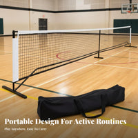 Foldable Portable Pickleball Net Easy Setup Pickleball Net Set Long-Lasting Sports Equipment Stable Frame for Beginners, Coaches, Athletes, Outdoor, Indoor, Backyard, Driveway