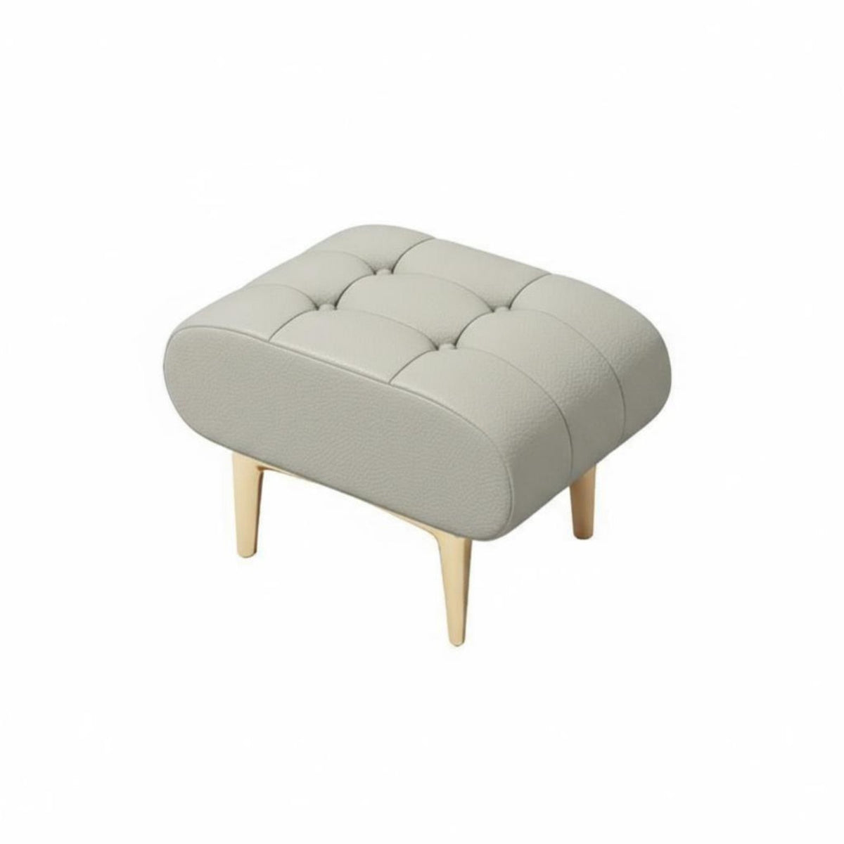 Upholstered Ottoman Modern Minimalist Design cumulus-inspiredShaped Ottoman for Homeowners